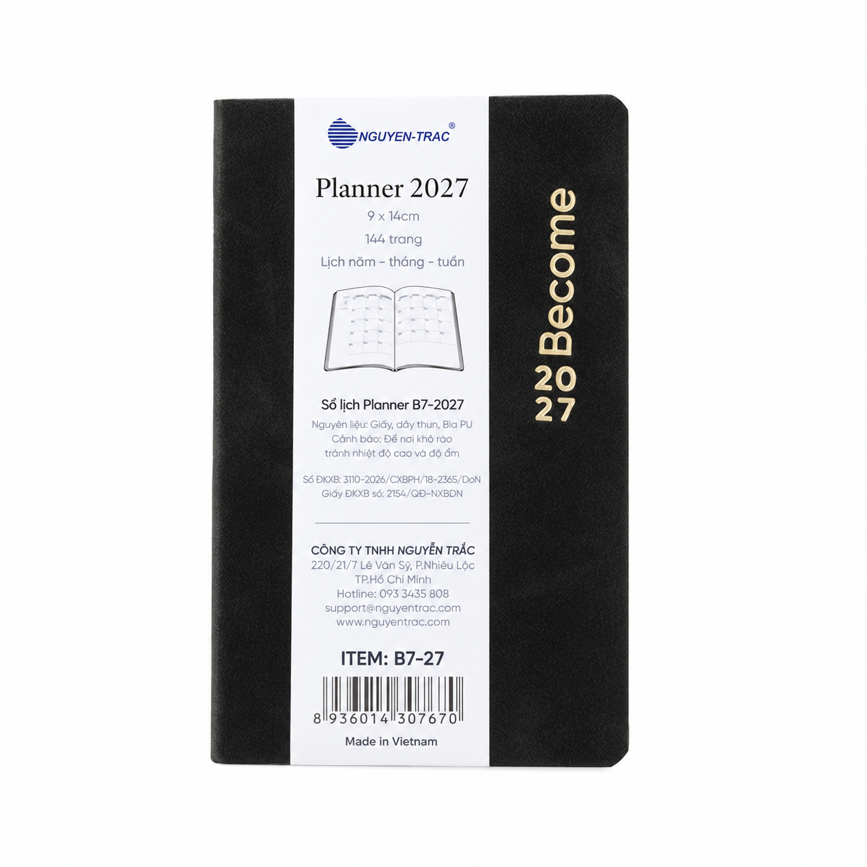  Sổ Lịch Planner 2027 - Size B7 