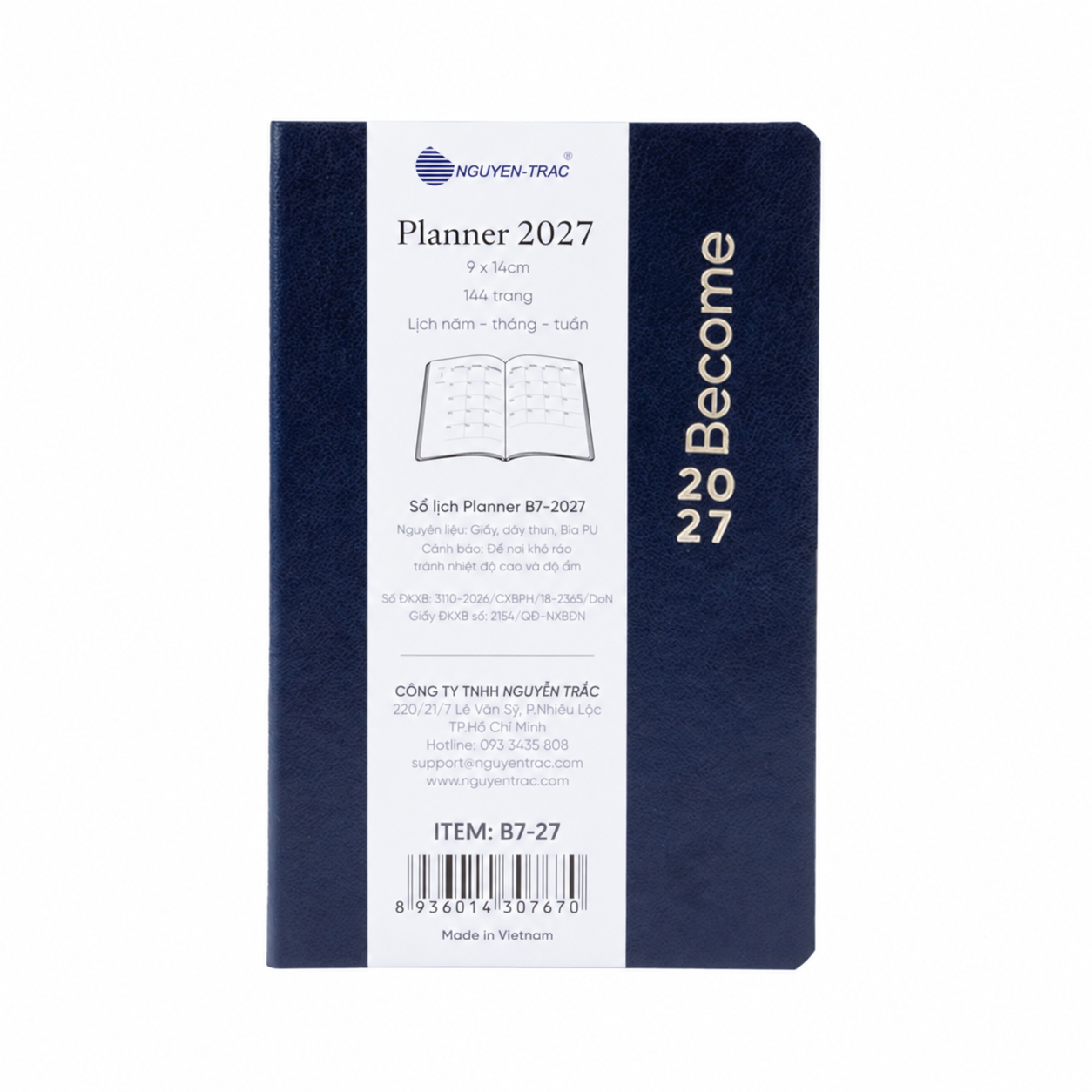  Sổ Lịch Planner 2027 - Size B7 