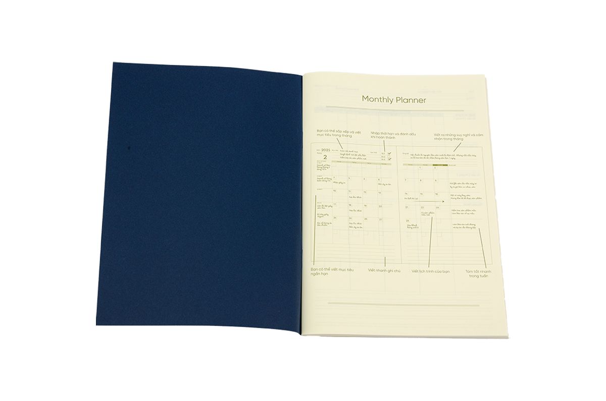  Combo Sổ Tay Lập Kế Hoạch 3 Trong 1 