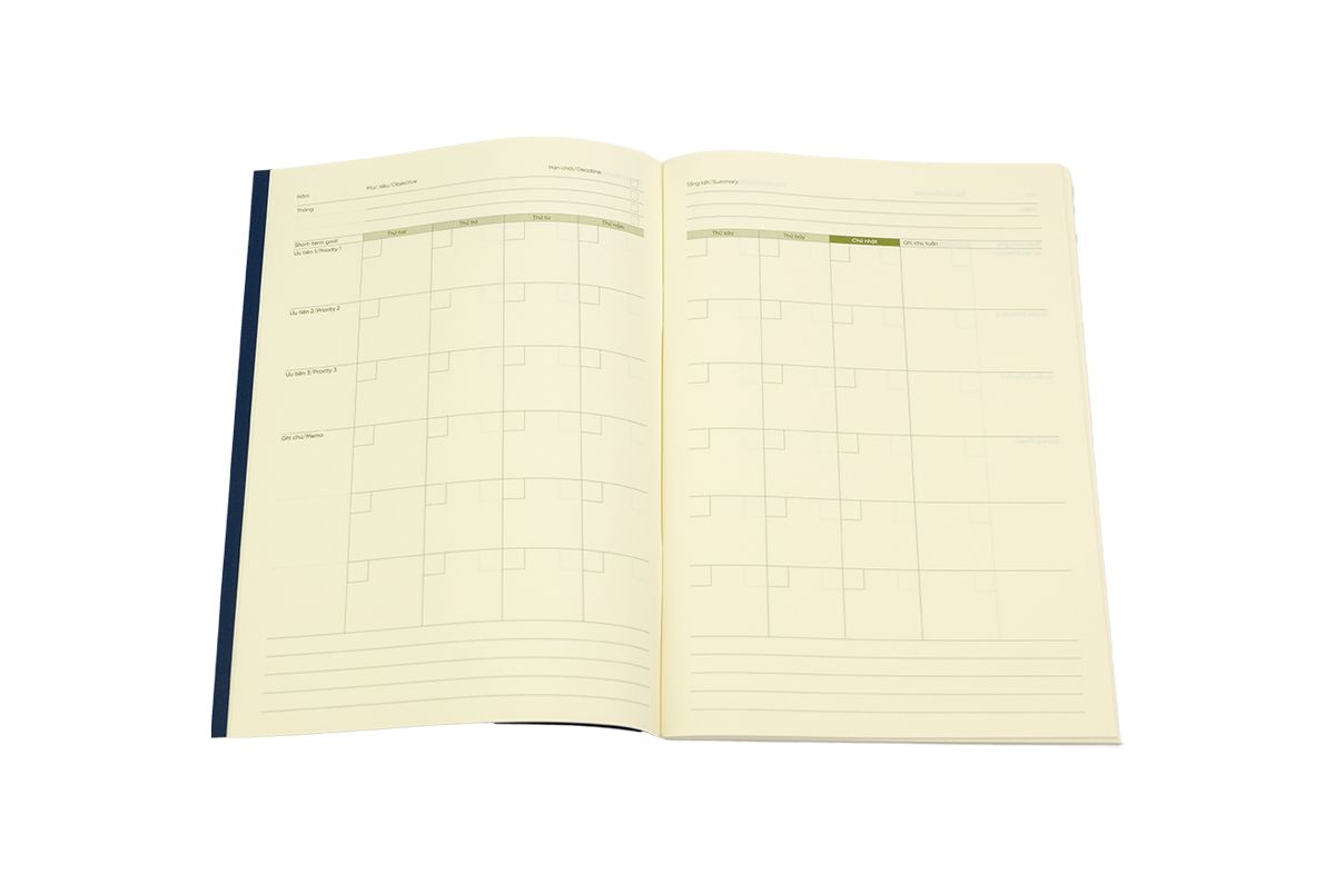  Combo Sổ Tay Lập Kế Hoạch 3 Trong 1 