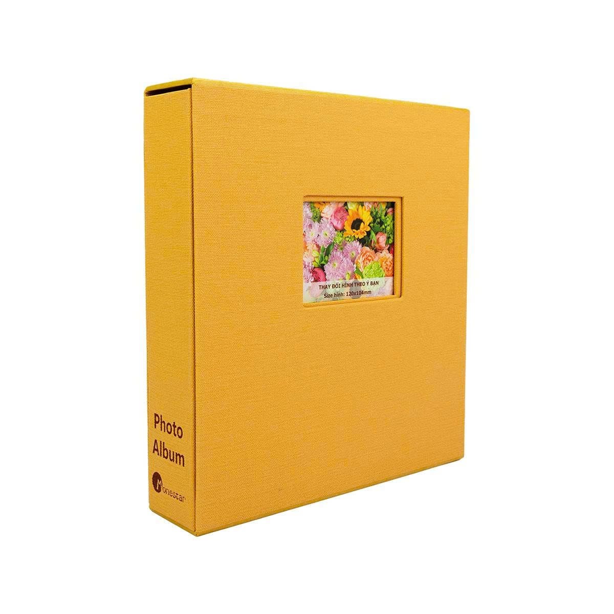  Album ảnh 13x18 – 200 ảnh | Bìa da Vinyl Châu Âu, có memo ghi chú, hộp bảo vệ, khắc chữ theo yêu cầu 