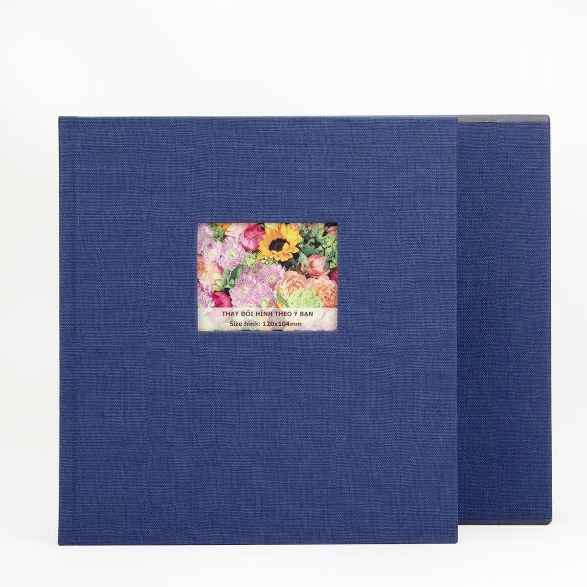  Album ảnh 13x18 – 200 ảnh | Bìa da Vinyl Châu Âu, có memo ghi chú, hộp bảo vệ, khắc chữ theo yêu cầu 