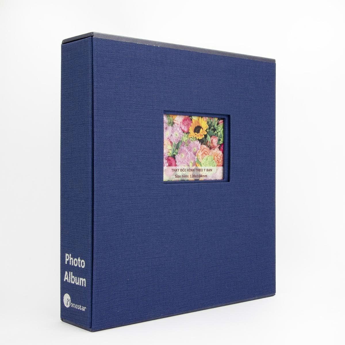  Album ảnh 13x18 – 200 ảnh | Bìa da Vinyl Châu Âu, có memo ghi chú, hộp bảo vệ, khắc chữ theo yêu cầu 