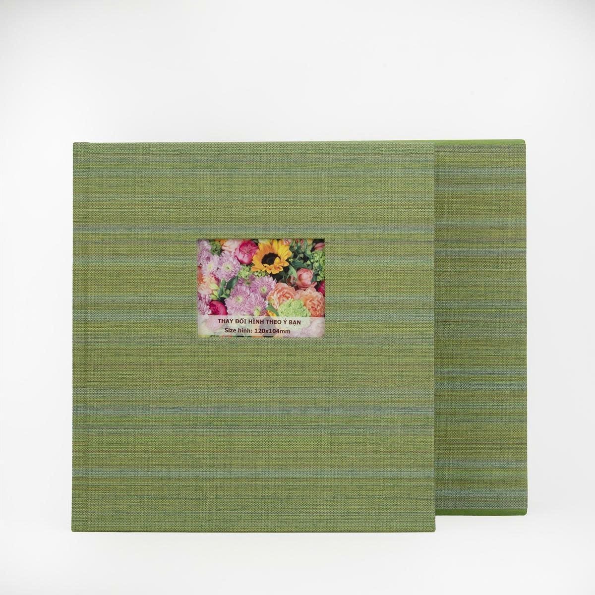  Album ảnh 13x18 – 200 ảnh | Bìa da Vinyl Châu Âu, có memo ghi chú, hộp bảo vệ, khắc chữ theo yêu cầu 