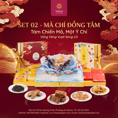 Hộp Quà Tết Doanh Nghiệp Set 2: Mã Chí Đồng Tâm