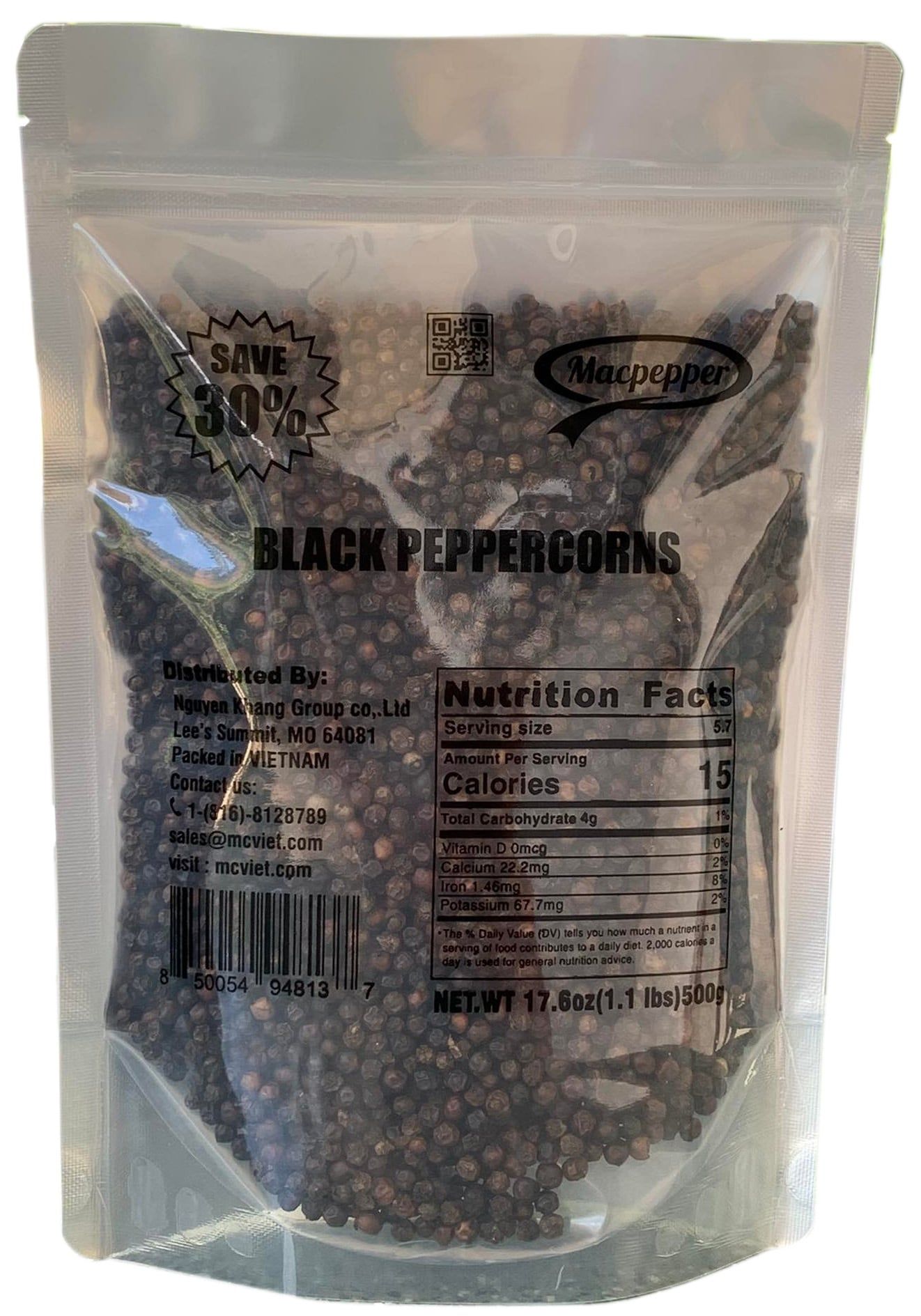  BLACK PEPPERCORNS 