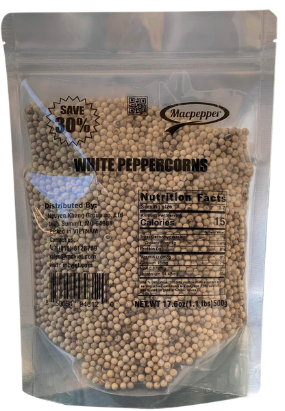  WHITE PEPPERCORNS 