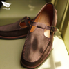 Giày T-bar Loafer Da Lộn Nam ALAIN TAN
