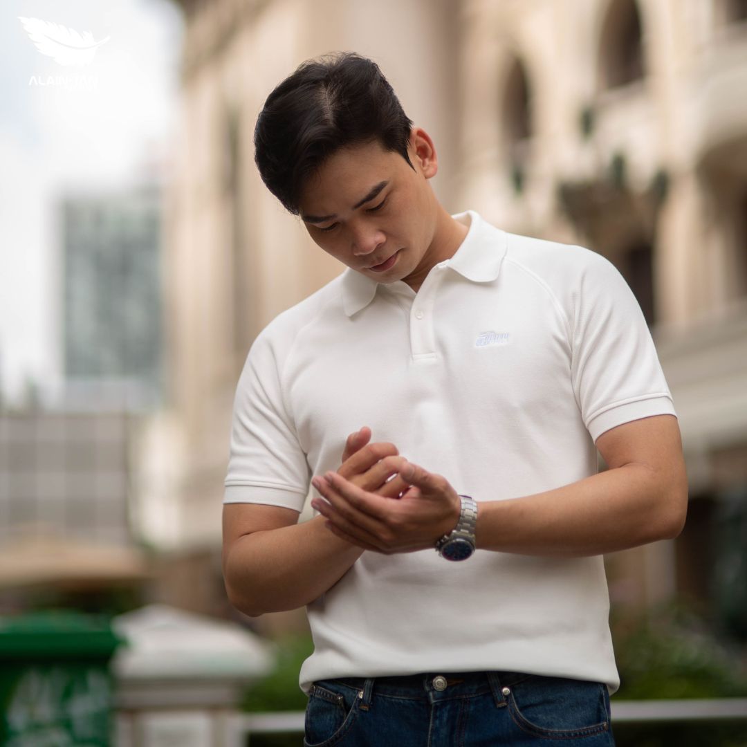 Polo Raglan Duo 260 – Alain Tan