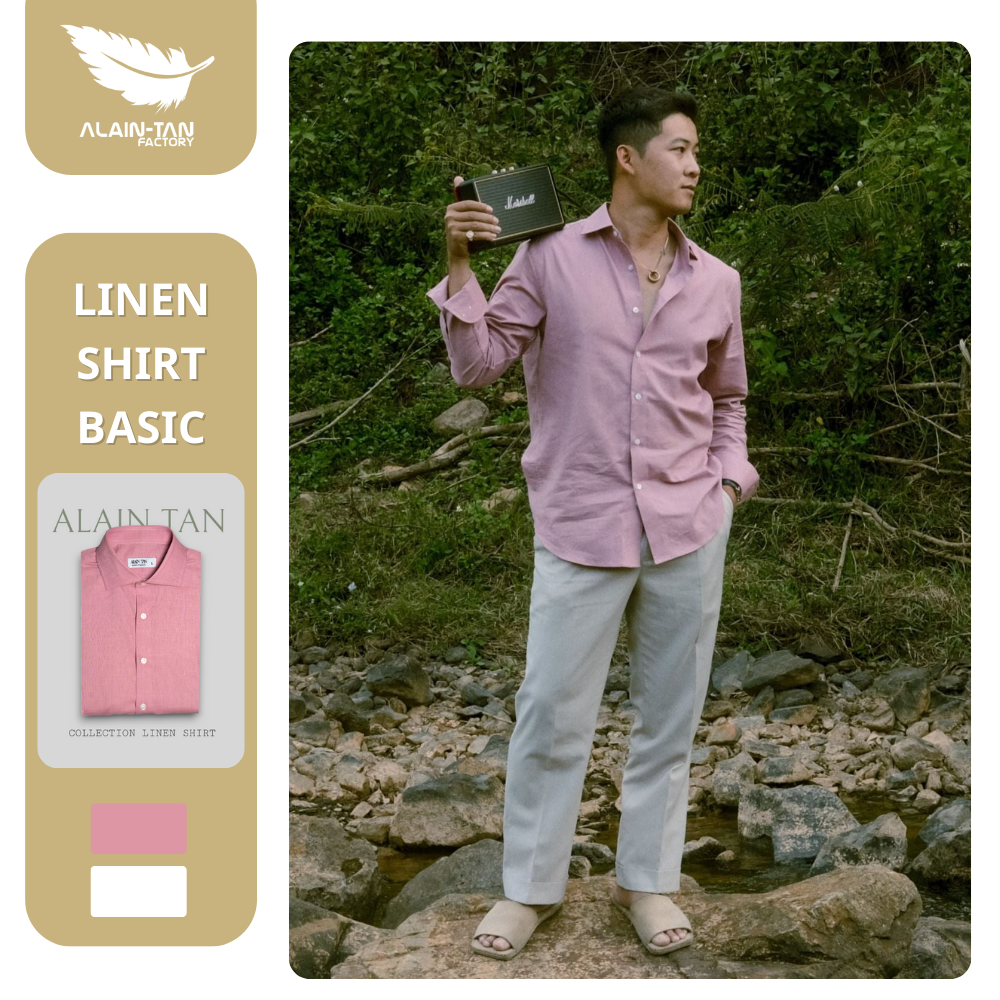 Linen Shirt basic for Summer - Alain Tan
