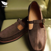 Giày T-bar Loafer Da Lộn Nam ALAIN TAN