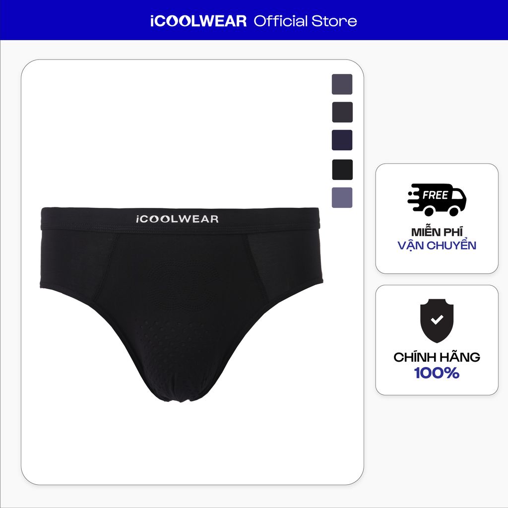 Combo 3 quần sịp tam giác nam iCOOLWEAR chất vải modal, thoáng khí, mềm mại VN012