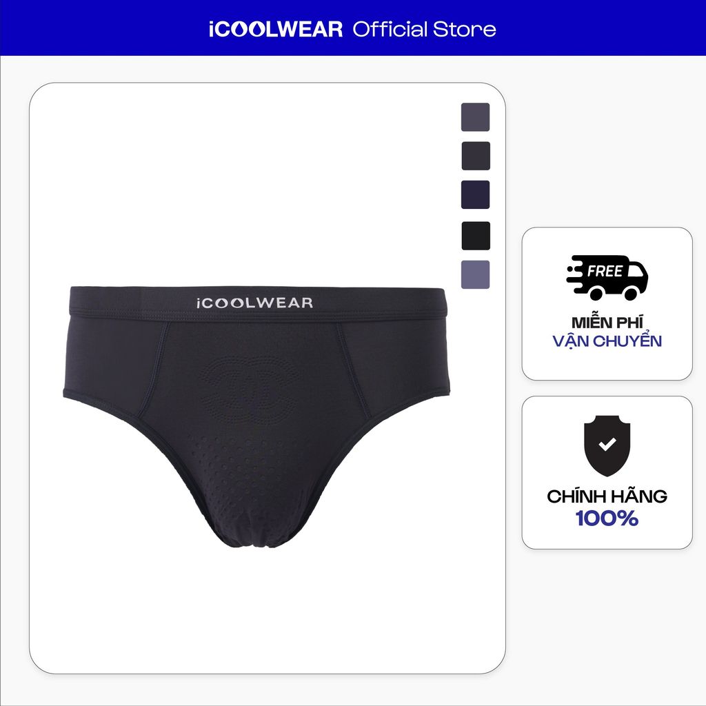 Combo 3 quần sịp tam giác nam iCOOLWEAR chất vải modal, thoáng khí, mềm mại VN012