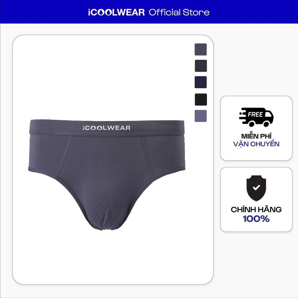 Combo 3 quần sịp tam giác nam iCOOLWEAR chất vải modal, thoáng khí, mềm mại VN012