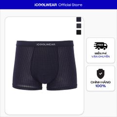 Combo 3 Quần lót nam cao cấp iCOOLWEAR, Quần boxer nam thun lạnh họa tiết ca rô, mềm mại, co giãn VN015