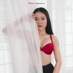 Áo lót su trơn iMERRY gọng dẻo mút vừa cúp cao tạo khe, nâng ngực quyến rũ VA005