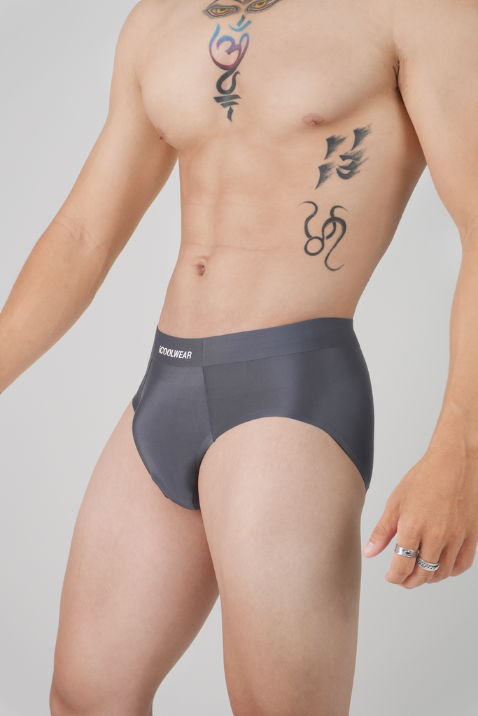 Combo 4 quần lót nam kiểu tam giác vải su iCOOLWEAR ice silk VN008