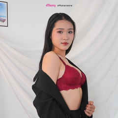 Áo lót ren iMERRY không gọng thoải mái, không mút nâng nhẹ, phối ren tinh xảo VA006