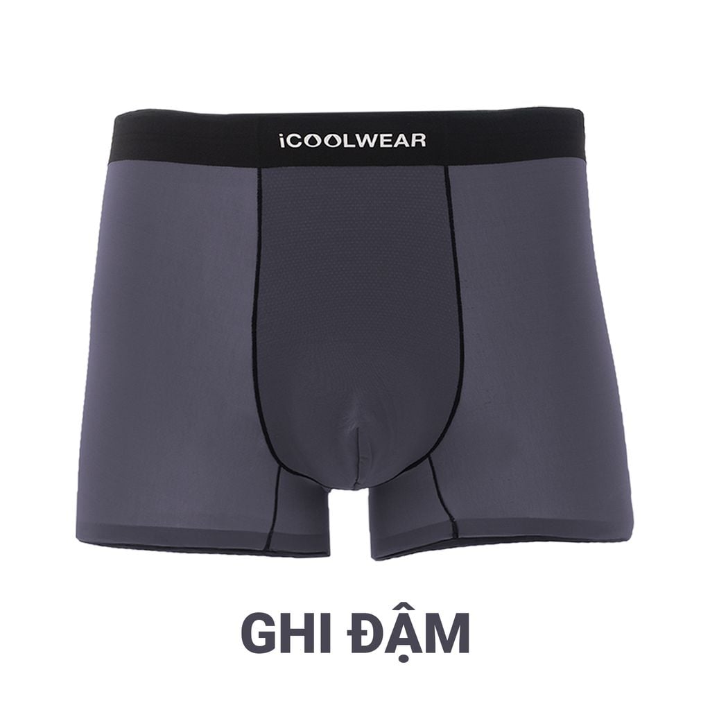 Combo 3 quần lót nam cao cấp profit iCOOLWEAR, Quần boxer nam thun lạnh, thoáng khí, kháng khuẩn, khử mùi vn017