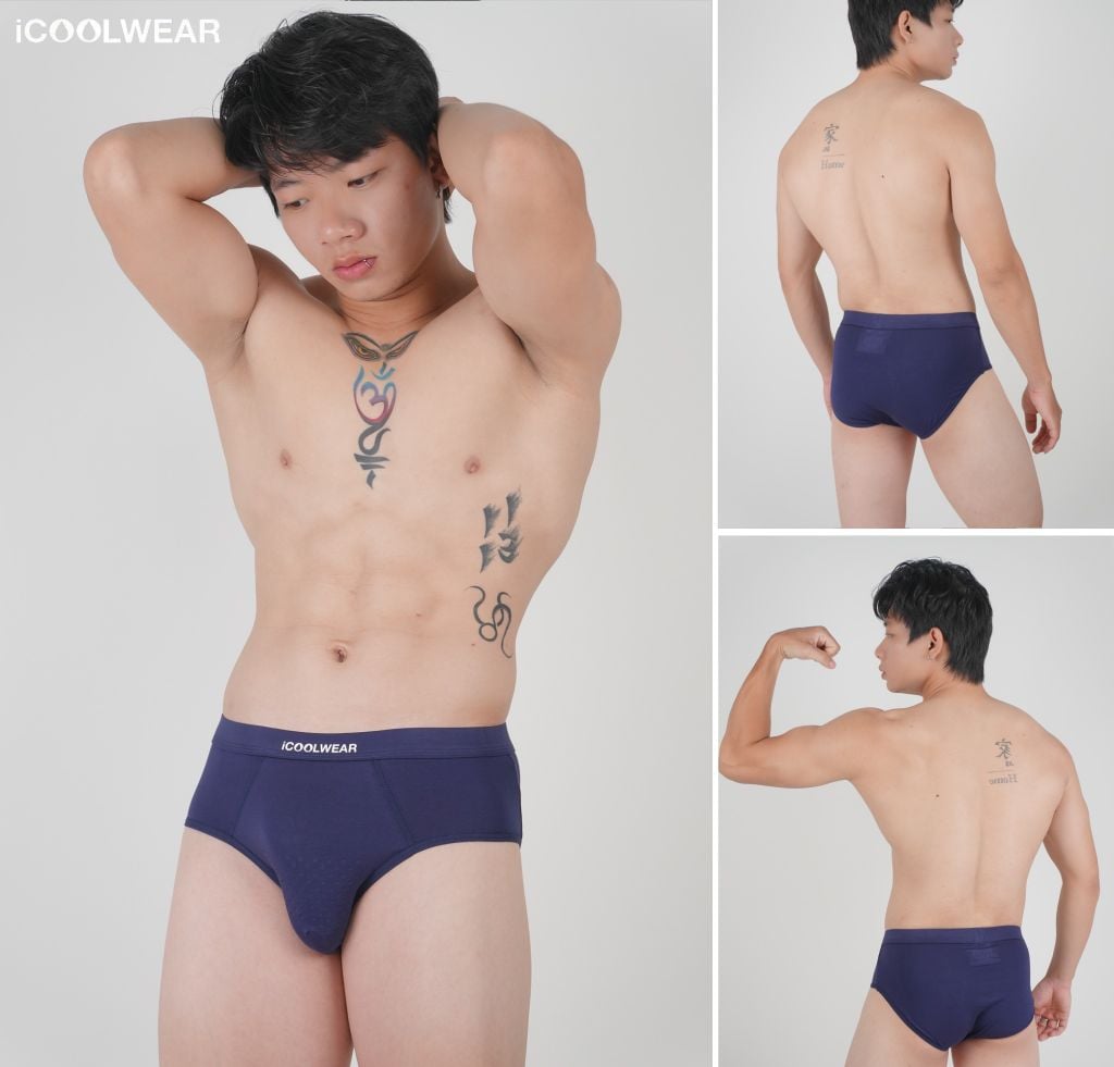 Combo 5 quần sịp tam giác nam iCOOLWEAR chất vải modal, thoáng khí, mềm mại VN012