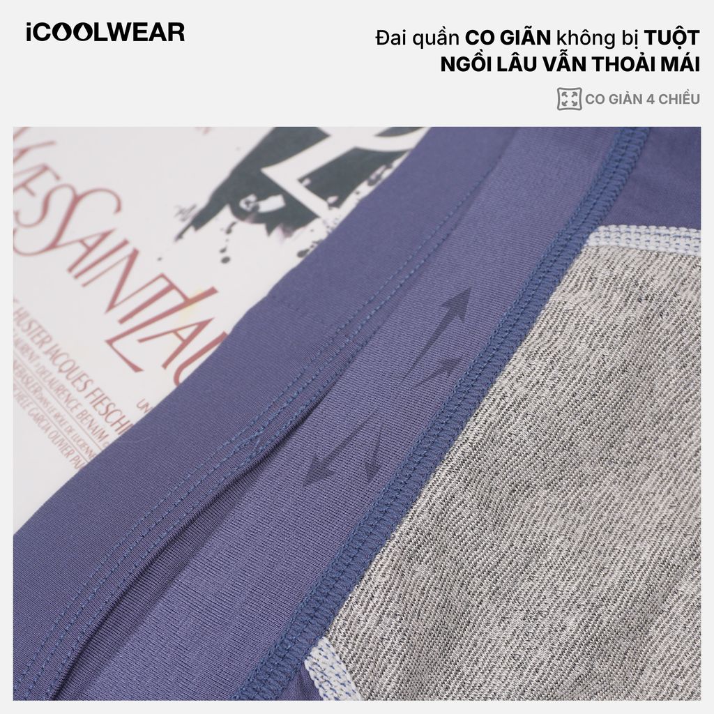 Combo 5 quần sịp tam giác nam iCOOLWEAR chất vải modal, thoáng khí, mềm mại VN012