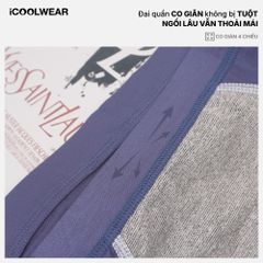 Combo 3 quần sịp tam giác nam iCOOLWEAR chất vải modal, thoáng khí, mềm mại VN012