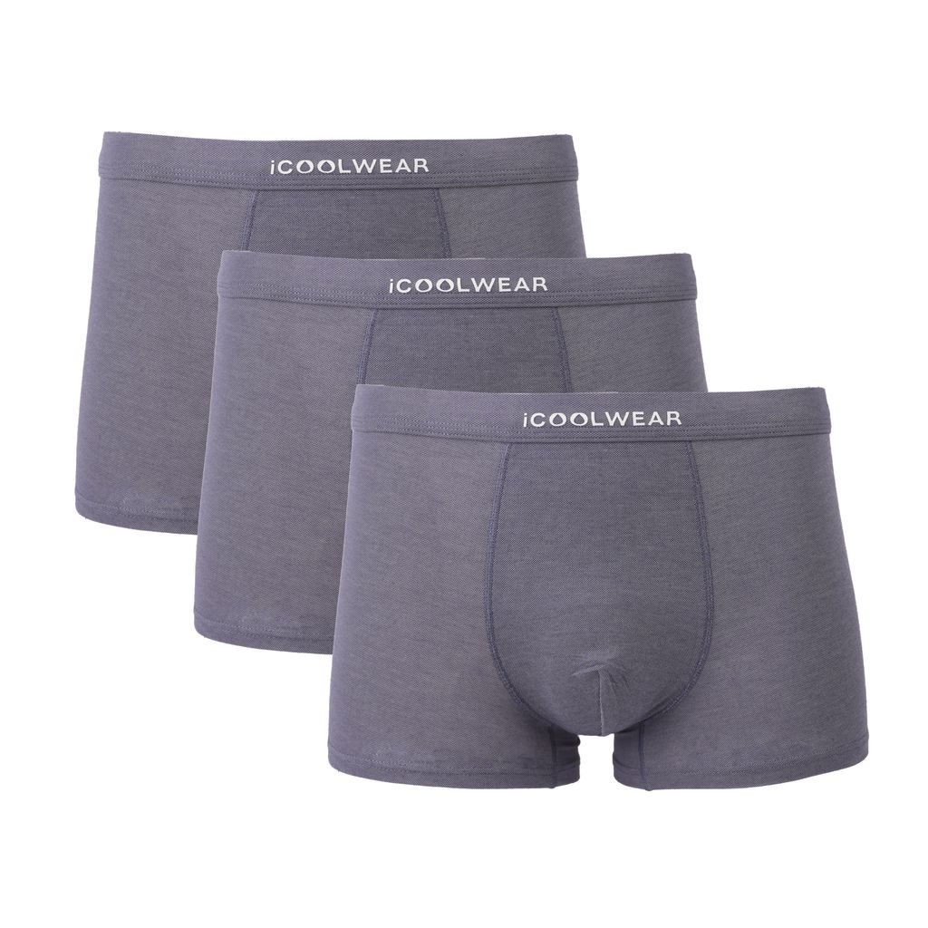 Combo 3 Quần lót nam cao cấp Profit iCOOLWEAR, Quần boxer nam thun lạnh họa tiết giả jean, thoáng khí ,kháng khuẩn, khử mùi VN016