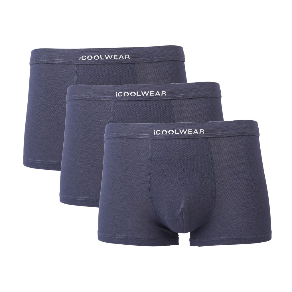 Combo 3 Quần lót nam cao cấp Profit iCOOLWEAR, Quần boxer nam thun lạnh họa tiết giả jean, thoáng khí ,kháng khuẩn, khử mùi VN016