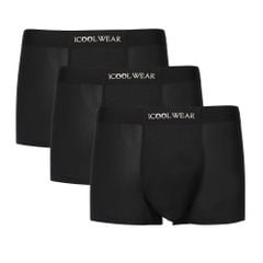 Combo 3 Quần lót boxer nam thun lạnh cao cấp quần sịp nam thun lạnh thoáng khí, kháng khuẩn tốt - ICOOLWEAR - VN004