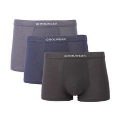 Combo 3 Quần lót nam cao cấp Profit iCOOLWEAR, Quần boxer nam thun lạnh họa tiết giả jean, thoáng khí ,kháng khuẩn, khử mùi VN016