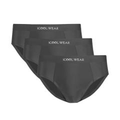 Combo 3 quần lót nam kiểu tam giác vải su iCOOLWEAR ice silk VN008