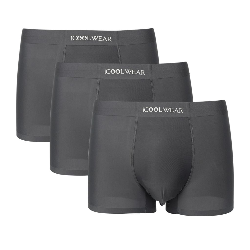 Combo 3 Quần lót boxer nam thun lạnh cao cấp quần sịp nam thun lạnh thoáng khí, kháng khuẩn tốt - ICOOLWEAR - VN004