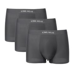 Combo 3 Quần lót boxer nam thun lạnh cao cấp quần sịp nam thun lạnh thoáng khí, kháng khuẩn tốt - ICOOLWEAR - VN004