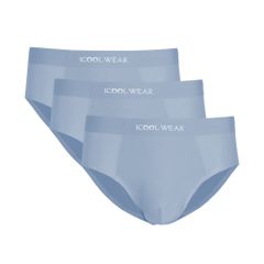 Combo 3 quần lót nam kiểu tam giác vải su iCOOLWEAR ice silk VN008