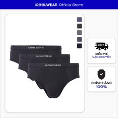 Combo 3 quần sịp tam giác nam iCOOLWEAR chất vải modal, thoáng khí, mềm mại VN012