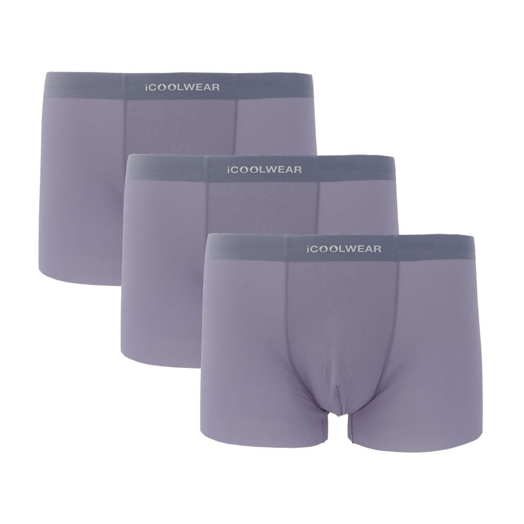 Combo 3 Quần lót nam cao cấp iCOOLWEAR, Quần boxer nam thun lạnh, thoáng khí, kháng khuẩn, khử mùi VN010
