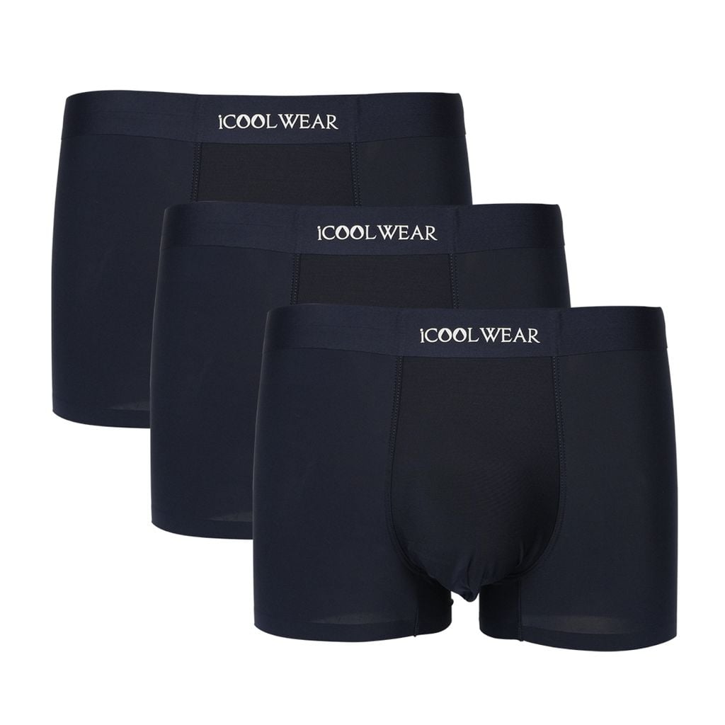 Combo 3 Quần lót boxer nam thun lạnh cao cấp quần sịp nam thun lạnh thoáng khí, kháng khuẩn tốt - ICOOLWEAR - VN004