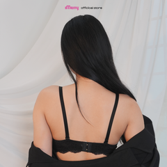 Áo lót ren iMERRY không gọng thoải mái, không mút nâng nhẹ, phối ren tinh xảo VA006