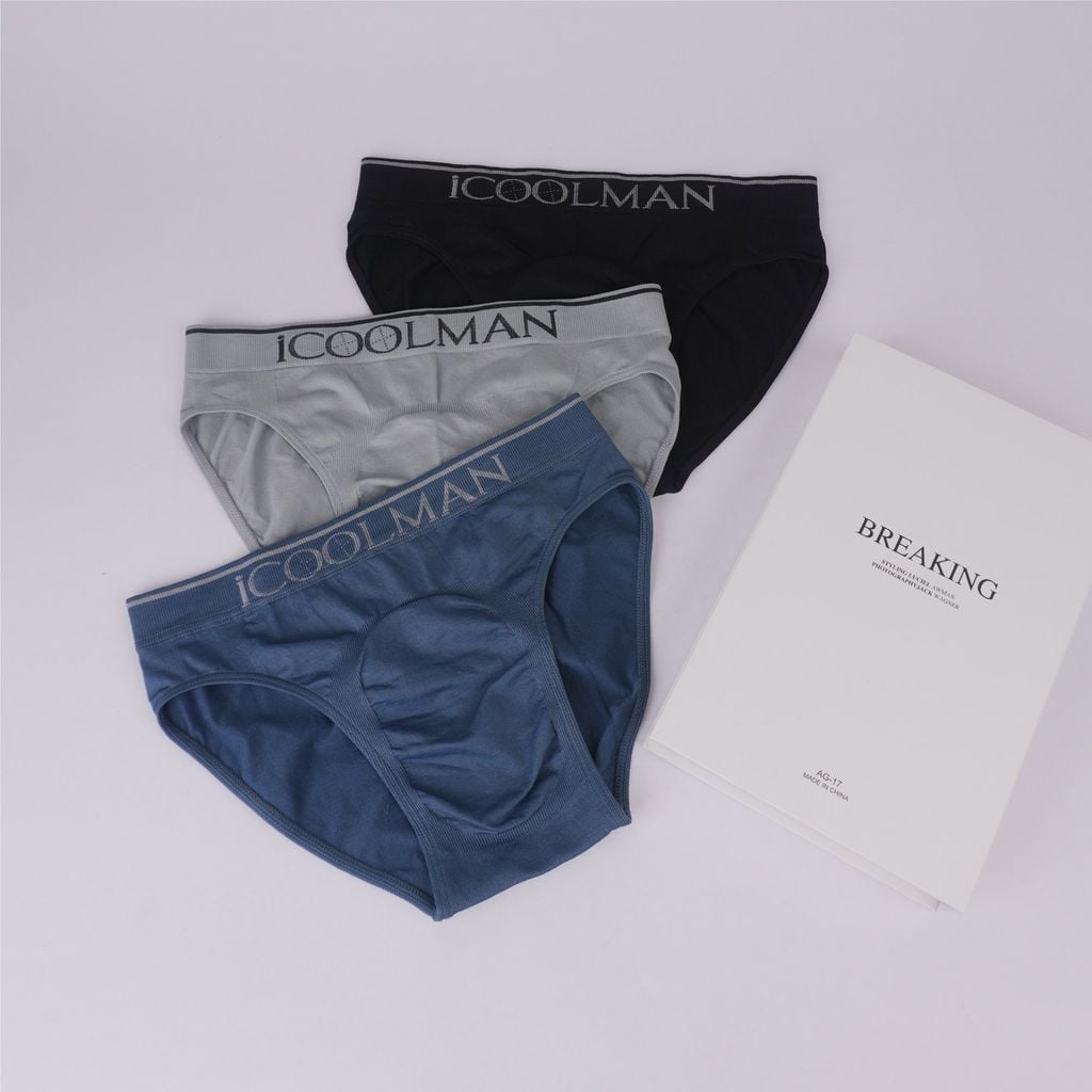 Combo 3 Quần lót nam cao cấp iCOOlWEAR, Quần boxer nam thun lạnh họa tiết ca rô, mềm mại, co giãn VN011