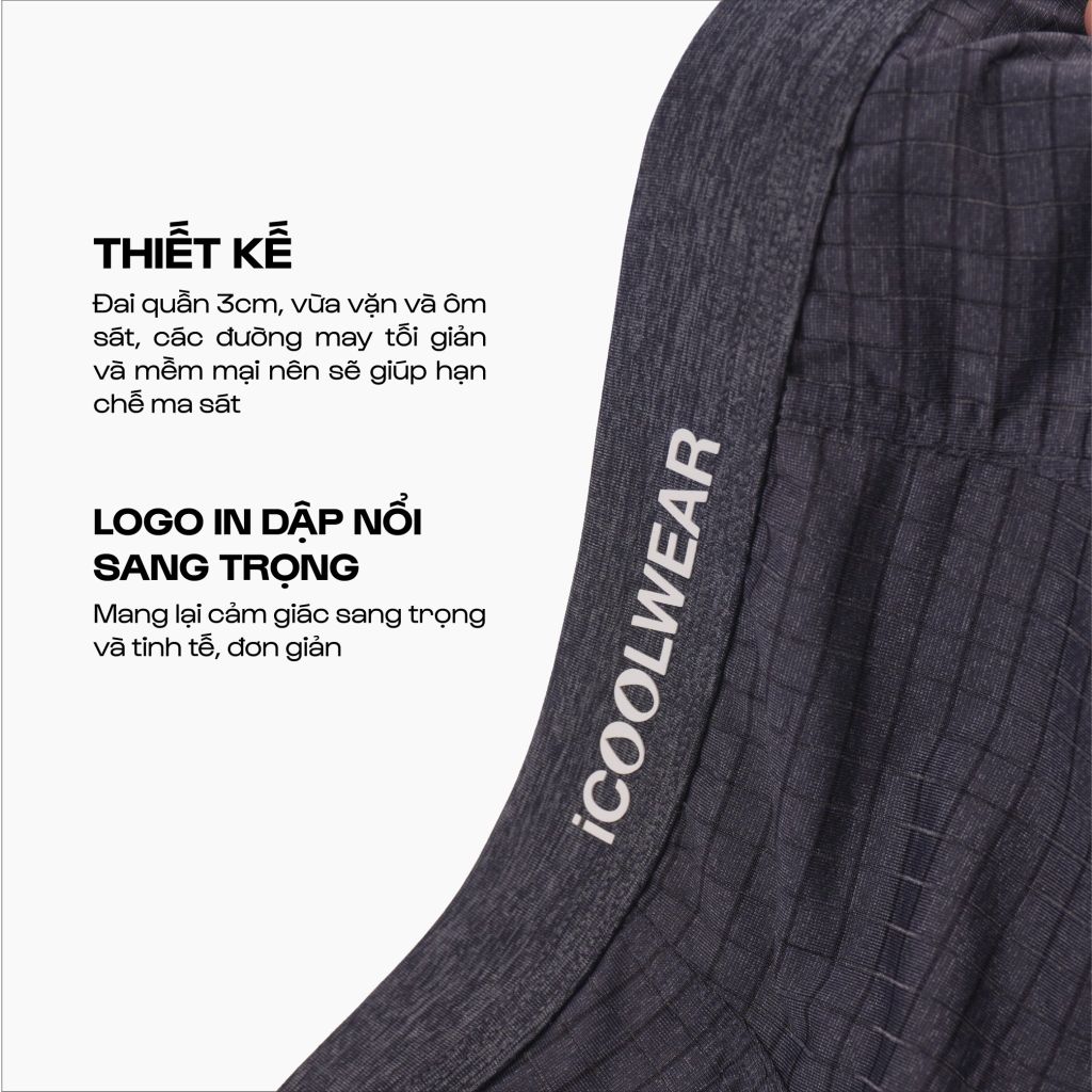 Combo 3 Quần lót nam cao cấp iCOOLWEAR, Quần boxer nam thun lạnh họa tiết ca rô, mềm mại, co giãn VN015