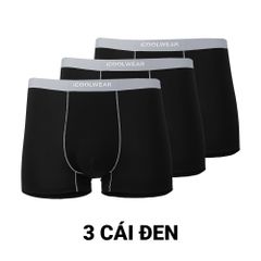 Combo 3 quần lót nam cao cấp profit iCOOLWEAR, Quần boxer nam thun lạnh, thoáng khí, kháng khuẩn, khử mùi vn017