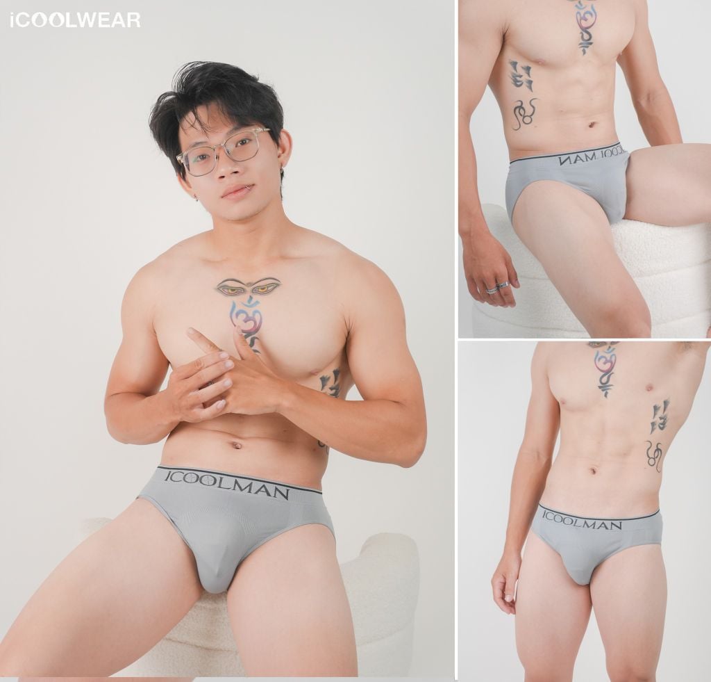 Combo 3 Quần lót nam cao cấp iCOOlWEAR, Quần boxer nam thun lạnh họa tiết ca rô, mềm mại, co giãn VN011