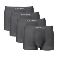 Combo 4 quần sịp nam BOXER ICOOLWEAR thun lạnh cao cấp, co giãn 4 chiều, kháng khuẩn tốt - VN004