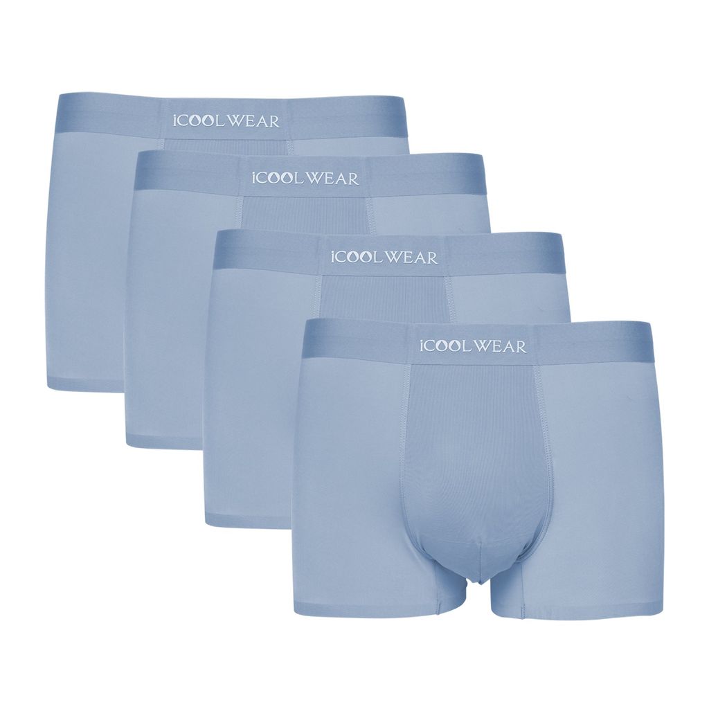 Combo 4 quần sịp nam BOXER ICOOLWEAR thun lạnh cao cấp, co giãn 4 chiều, kháng khuẩn tốt - VN004