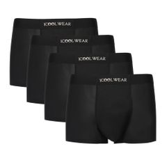 Combo 4 quần sịp nam BOXER ICOOLWEAR thun lạnh cao cấp, co giãn 4 chiều, kháng khuẩn tốt - VN004