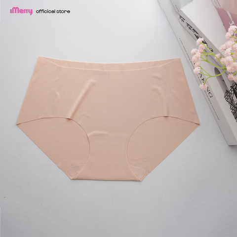 Combo 6 quần lót su tăm nữ iMERRY cạp cao không viền mỏng nhẹ VQ042