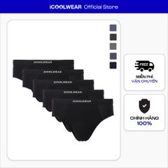 Combo 5 quần sịp tam giác nam iCOOLWEAR chất vải modal, thoáng khí, mềm mại VN012
