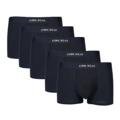 Combo 5 quần sịp nam BOXER ICOOLWEAR thun lạnh cao cấp, co giãn 4 chiều, kháng khuẩn tốt - VN004