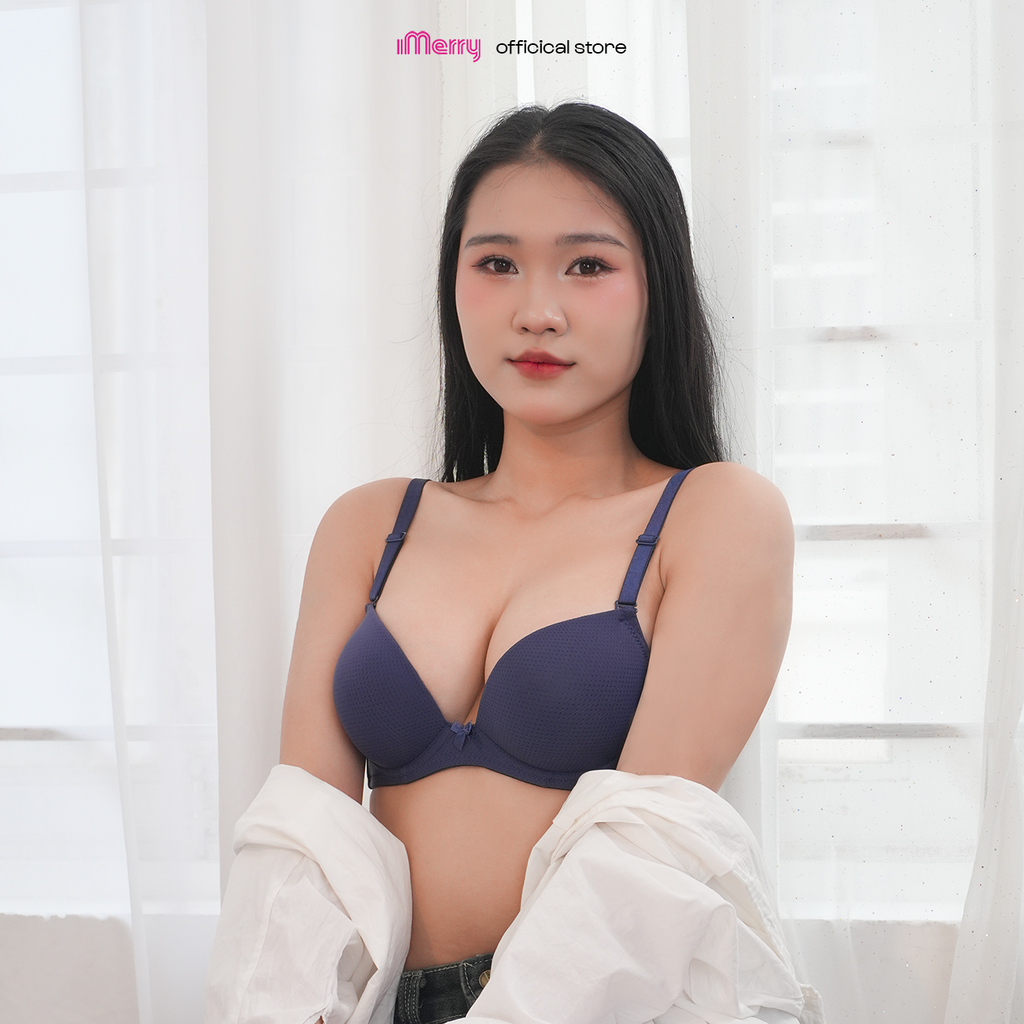 Áo lót su thông hơi iMERRY không gọng mút dày 7F thông thoáng,siêu nâng ngực,thoải mái VA8615