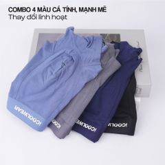 Combo 4 Quần lót nam cao cấp Profit iCOOLWEAR, quần boxer modal, thoáng khí, kháng khuẩn, khử mùi VN002